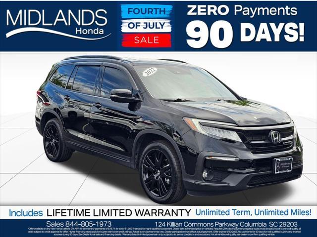 used 2022 Honda Pilot car, priced at $39,597