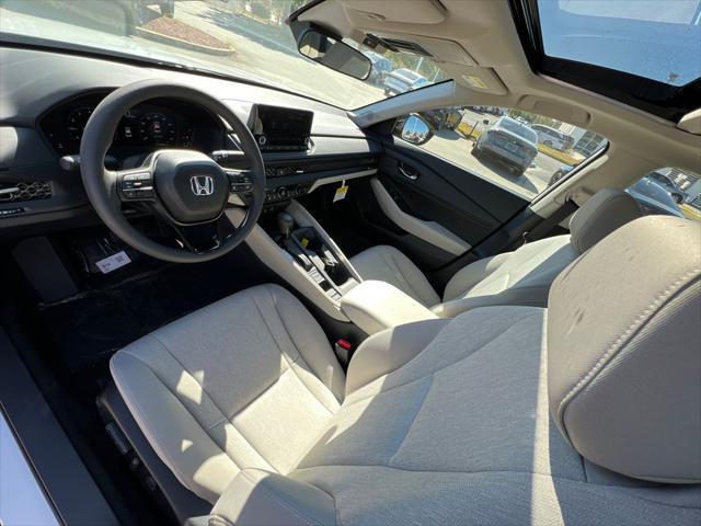 new 2025 Honda Accord car, priced at $30,821