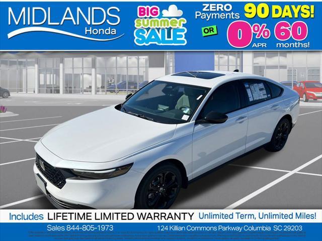 new 2025 Honda Accord car, priced at $30,821