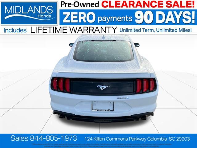 used 2022 Ford Mustang car, priced at $24,396