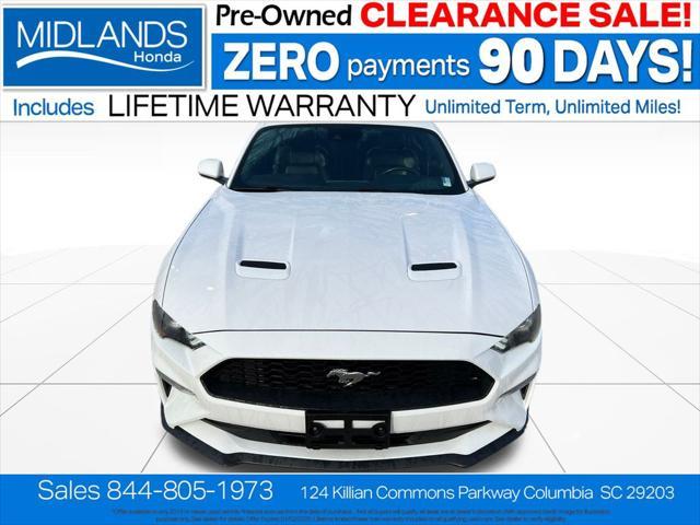 used 2022 Ford Mustang car, priced at $24,396