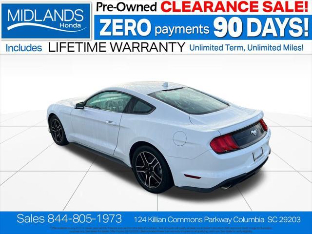 used 2022 Ford Mustang car, priced at $24,396