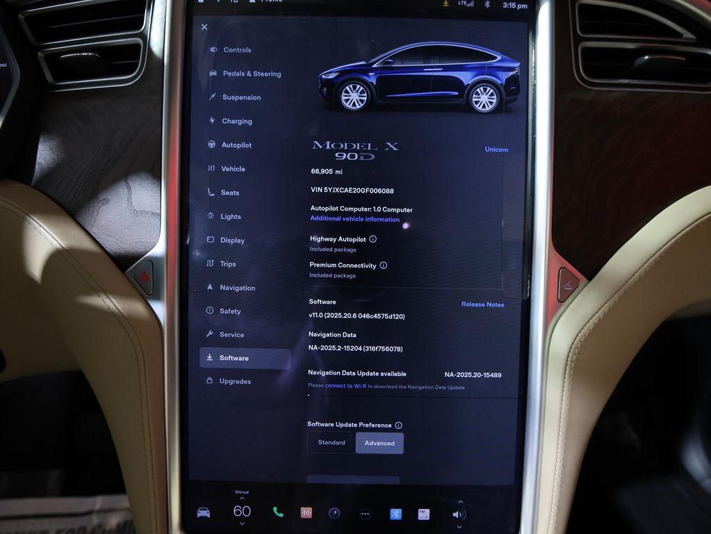 used 2016 Tesla Model X car, priced at $25,950