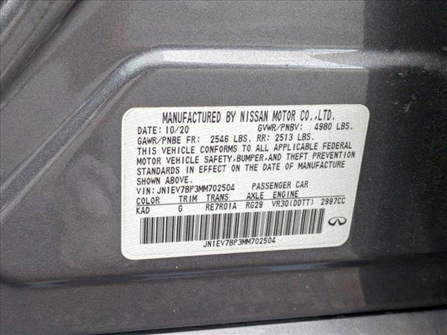 used 2021 INFINITI Q50 car, priced at $21,295