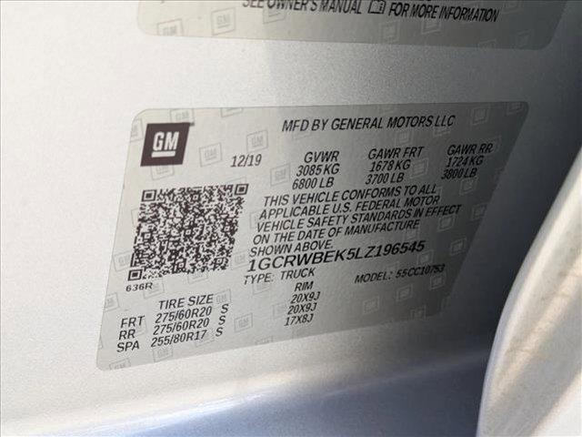 used 2020 Chevrolet Silverado 1500 car, priced at $22,999