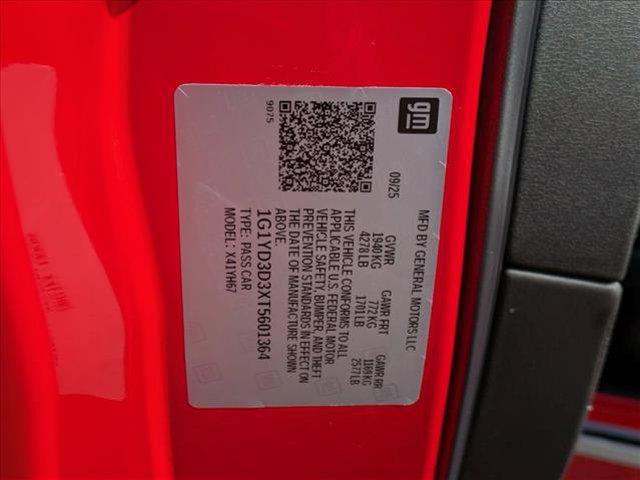 new 2026 Chevrolet Corvette car, priced at $128,055