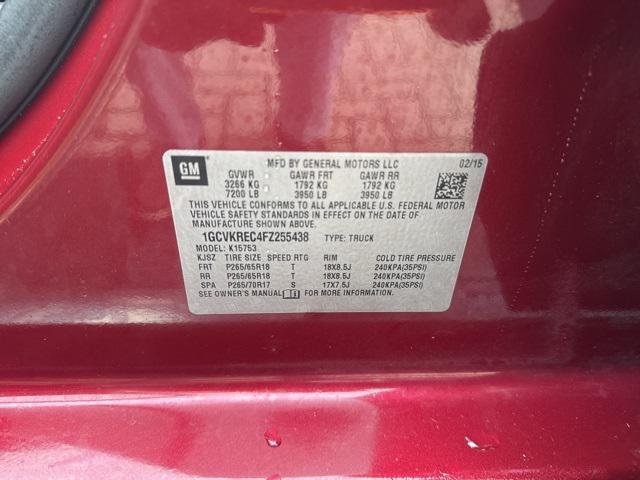 used 2015 Chevrolet Silverado 1500 car, priced at $20,900