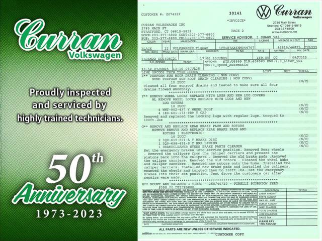 used 2022 Volkswagen Tiguan car, priced at $26,927