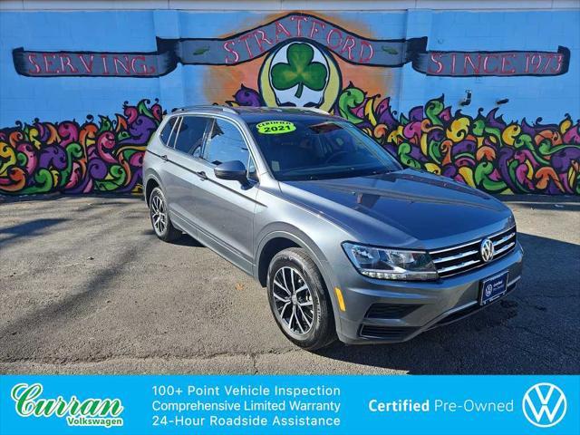 used 2021 Volkswagen Tiguan car, priced at $19,597