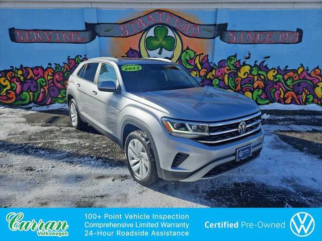 used 2022 Volkswagen Atlas Cross Sport car, priced at $28,895