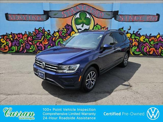 used 2021 Volkswagen Tiguan car, priced at $19,199