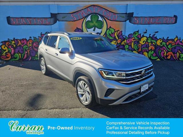 used 2021 Volkswagen Atlas car, priced at $27,888