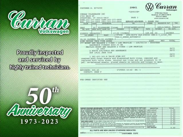 used 2022 Volkswagen Tiguan car, priced at $24,955
