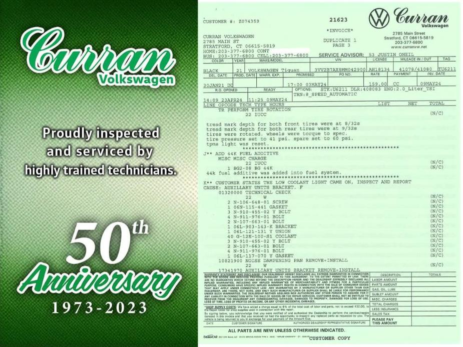 used 2021 Volkswagen Tiguan car, priced at $21,983