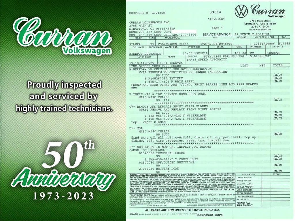 used 2023 Volkswagen Jetta car, priced at $19,497