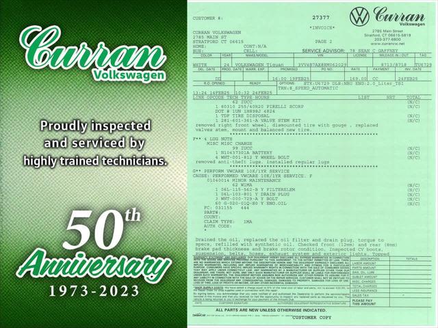 used 2024 Volkswagen Tiguan car, priced at $33,862