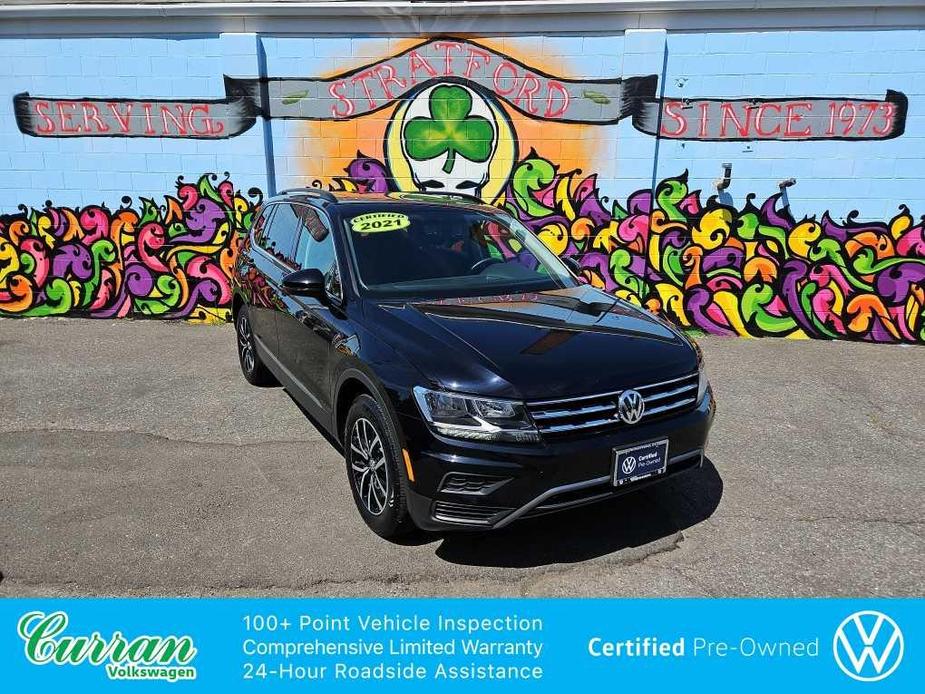 used 2021 Volkswagen Tiguan car, priced at $22,499