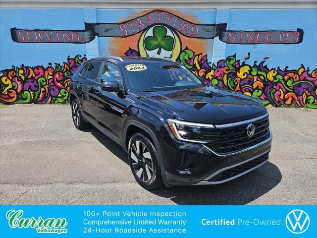 used 2024 Volkswagen Atlas Cross Sport car, priced at $34,995