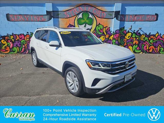 used 2021 Volkswagen Atlas car, priced at $28,600