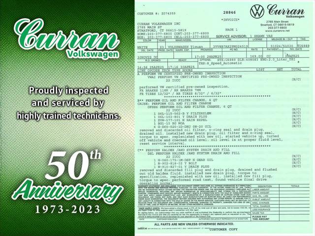 used 2023 Volkswagen Tiguan car, priced at $26,200