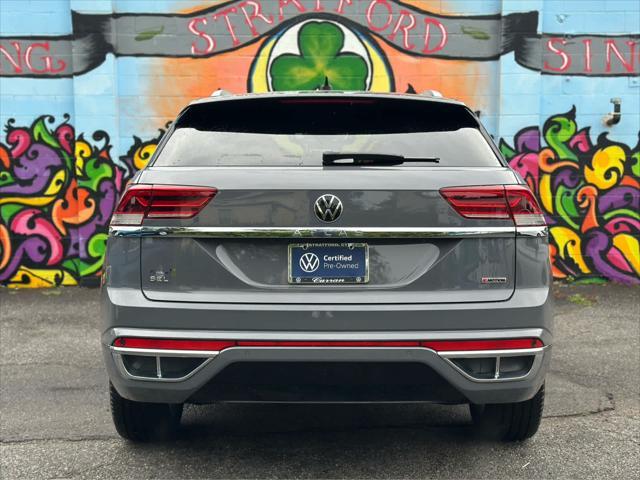 used 2022 Volkswagen Atlas Cross Sport car, priced at $33,528