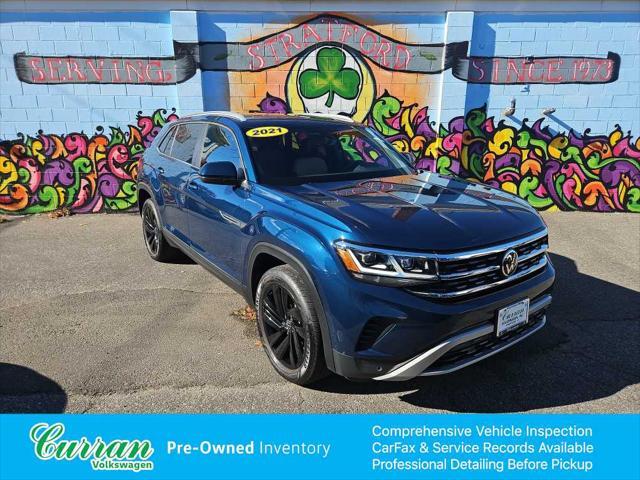 used 2021 Volkswagen Atlas Cross Sport car, priced at $26,255