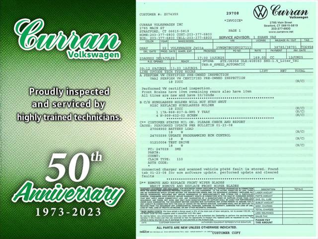 used 2022 Volkswagen Jetta car, priced at $23,200