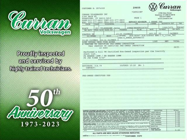 used 2025 Volkswagen Jetta car, priced at $29,024