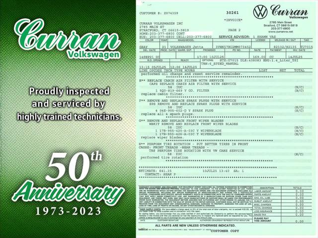 used 2021 Volkswagen Jetta car, priced at $14,382