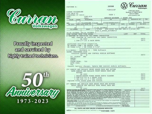 used 2019 Volkswagen Tiguan car, priced at $17,580