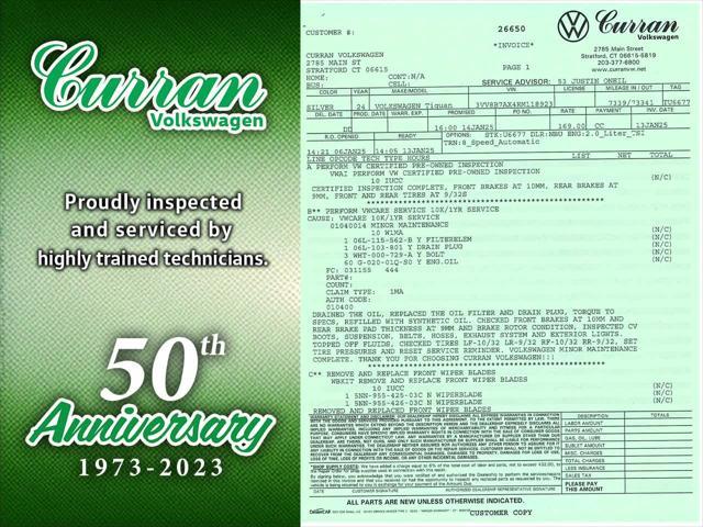 used 2024 Volkswagen Tiguan car, priced at $32,622