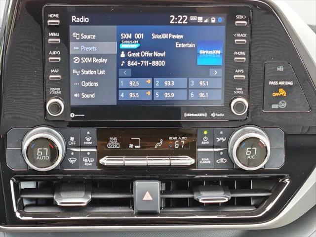 used 2022 Toyota Highlander car, priced at $30,590