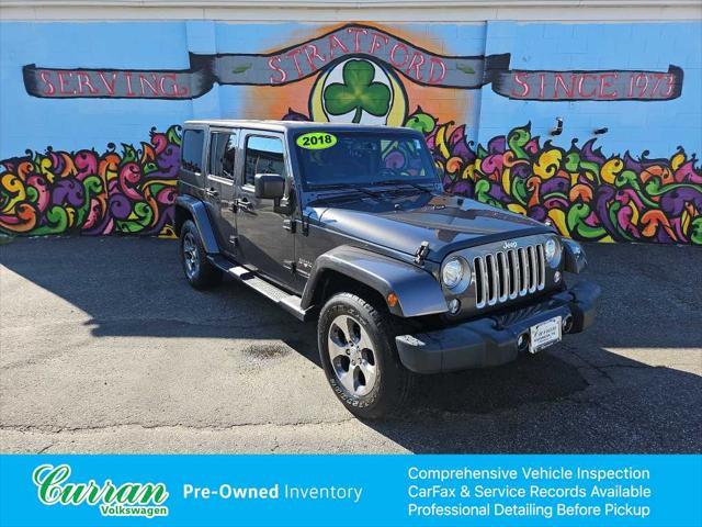 used 2018 Jeep Wrangler JK Unlimited car, priced at $25,200