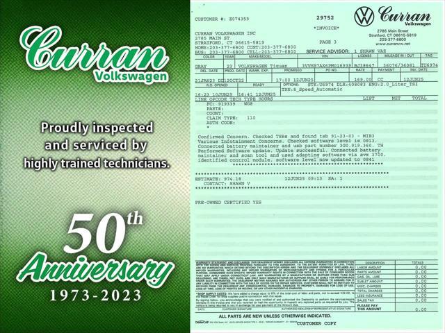 used 2023 Volkswagen Tiguan car, priced at $24,400