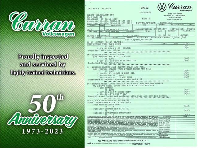 used 2023 Volkswagen Tiguan car, priced at $24,400