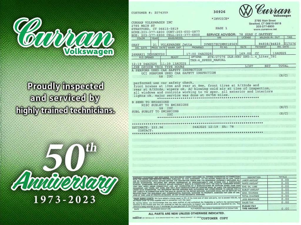 used 2021 Volkswagen Jetta car, priced at $12,999