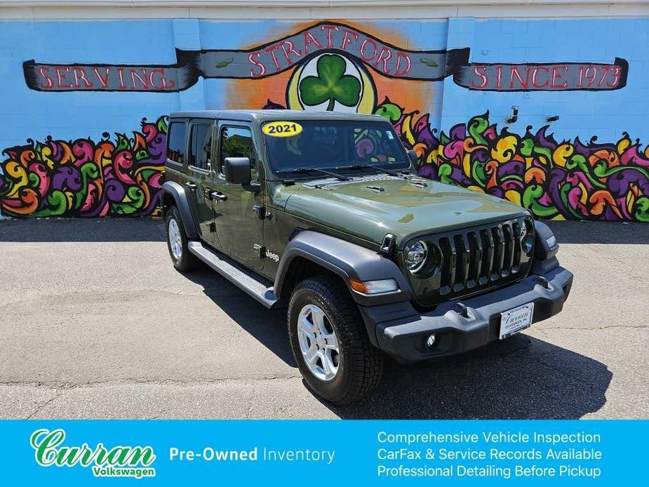 used 2021 Jeep Wrangler Unlimited car, priced at $28,250