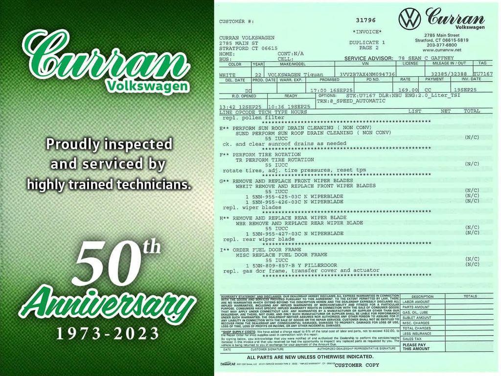 used 2022 Volkswagen Tiguan car, priced at $23,780