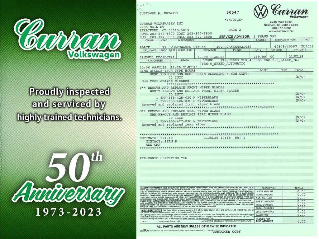 used 2022 Volkswagen Tiguan car, priced at $22,649