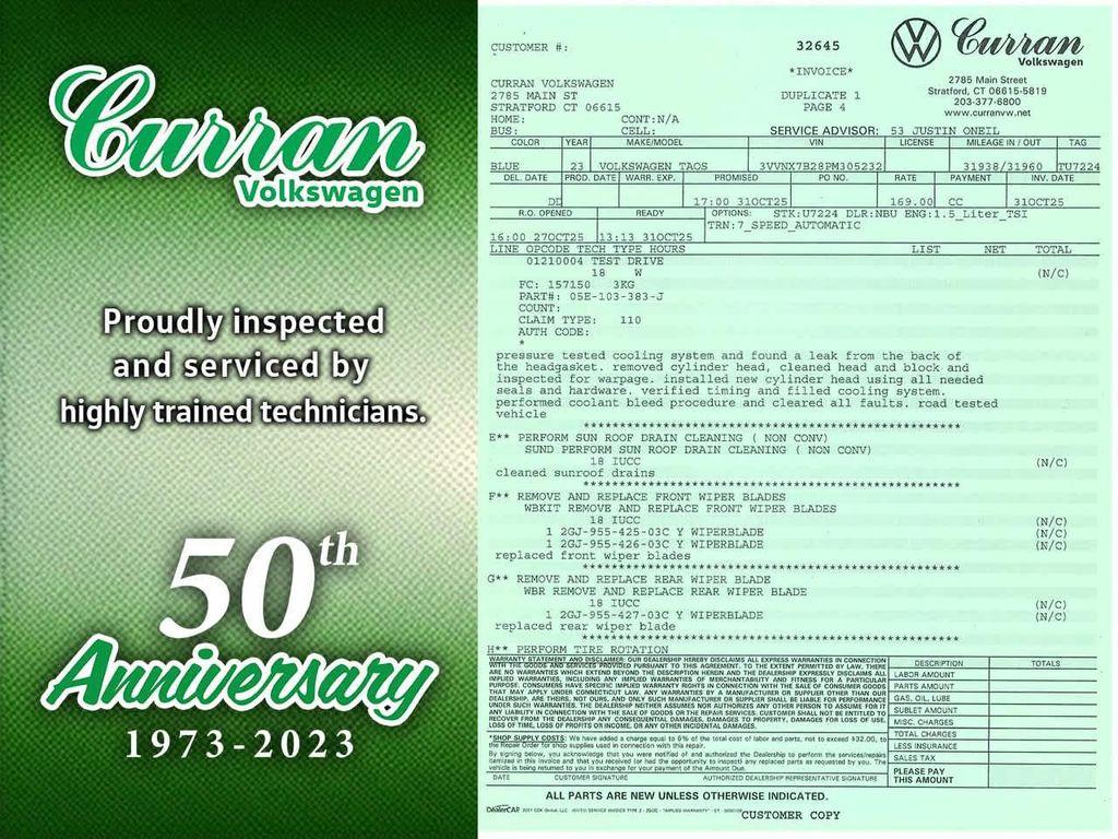 used 2023 Volkswagen Taos car, priced at $22,695