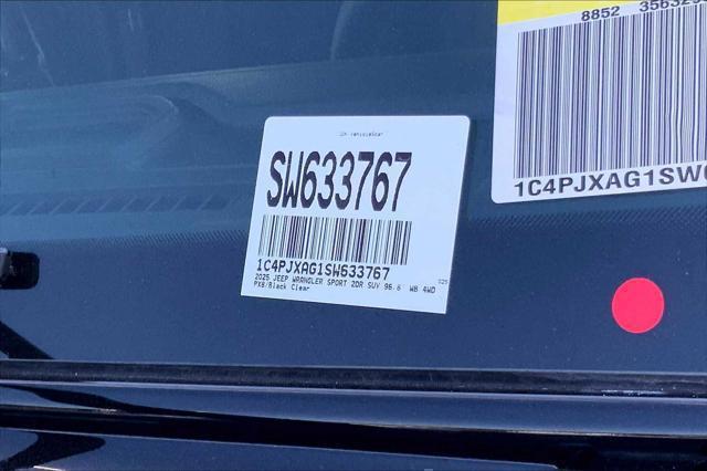 new 2025 Jeep Wrangler car, priced at $35,350