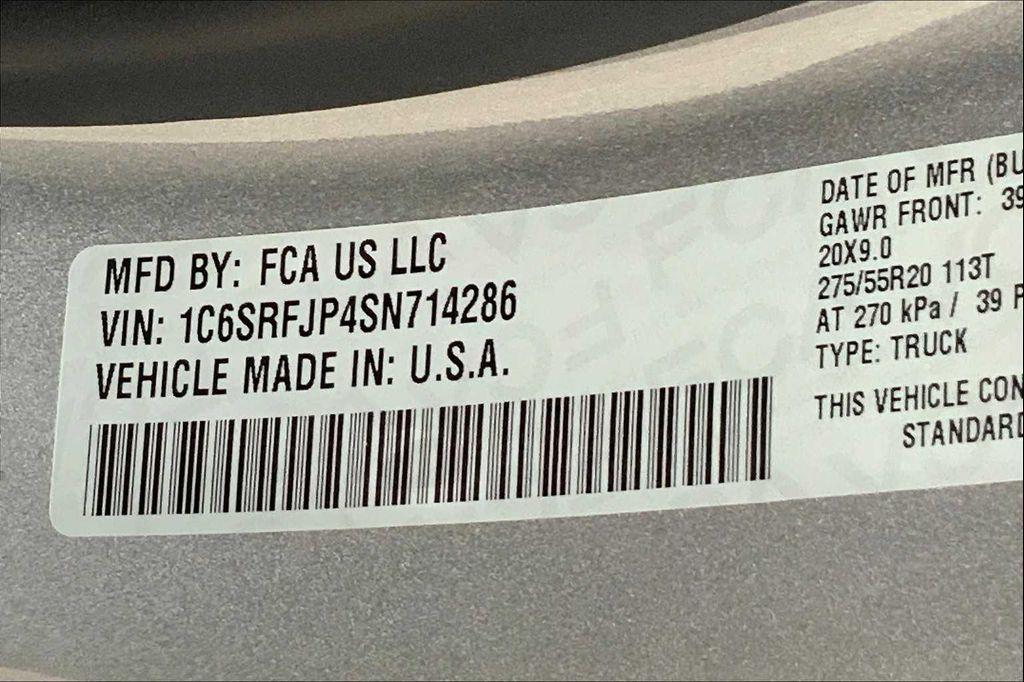 new 2025 Ram 1500 car, priced at $68,126