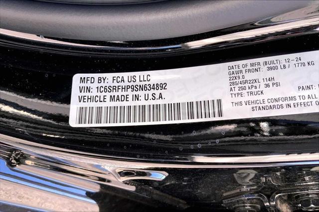 new 2025 Ram 1500 car, priced at $89,935