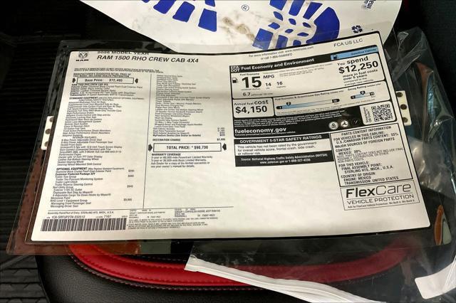 new 2026 Ram 1500 car, priced at $90,730