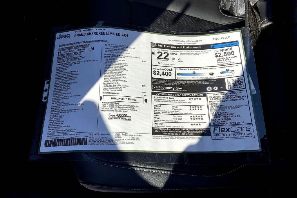 new 2025 Jeep Grand Cherokee car, priced at $52,312