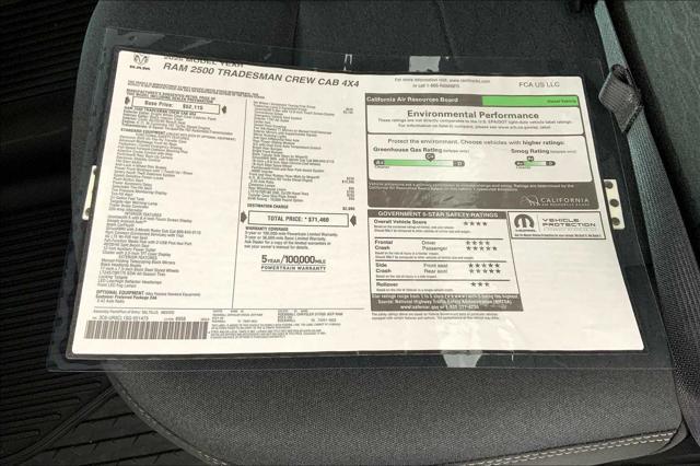 new 2025 Ram 2500 car, priced at $67,887