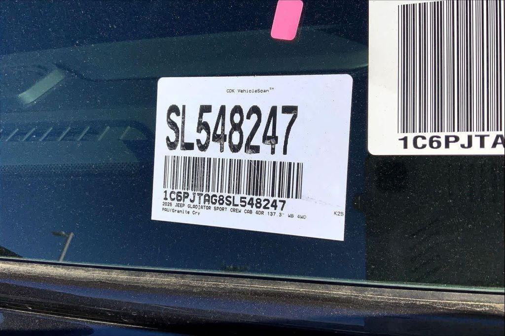 new 2025 Jeep Gladiator car, priced at $46,940