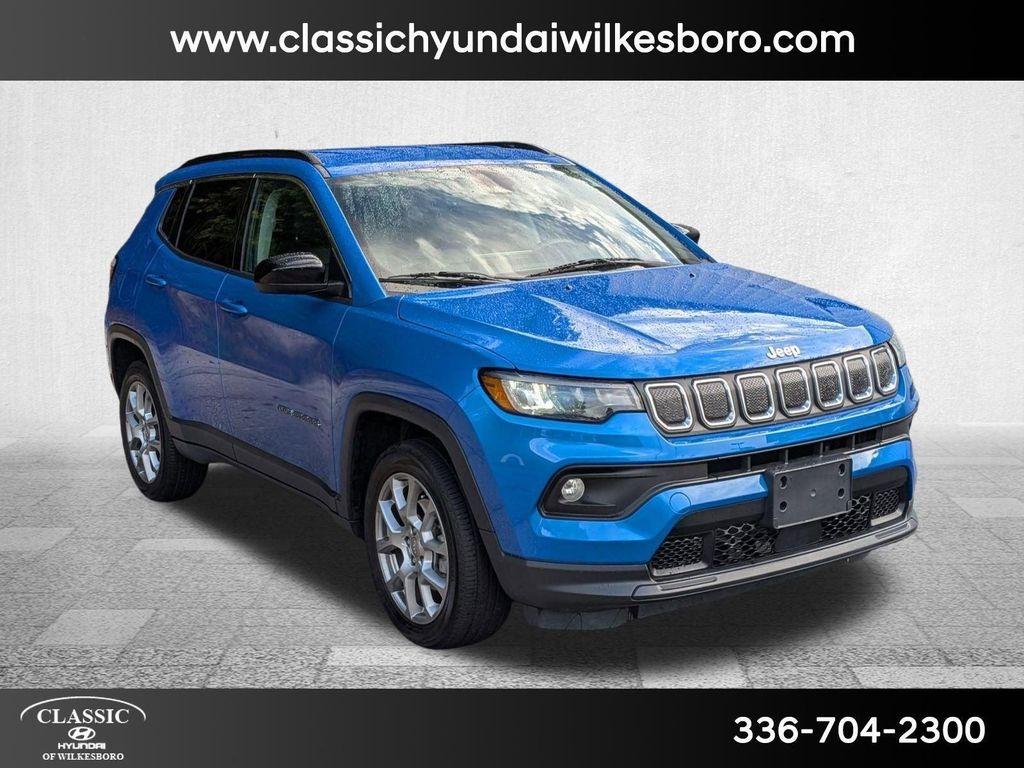 used 2022 Jeep Compass car, priced at $23,497