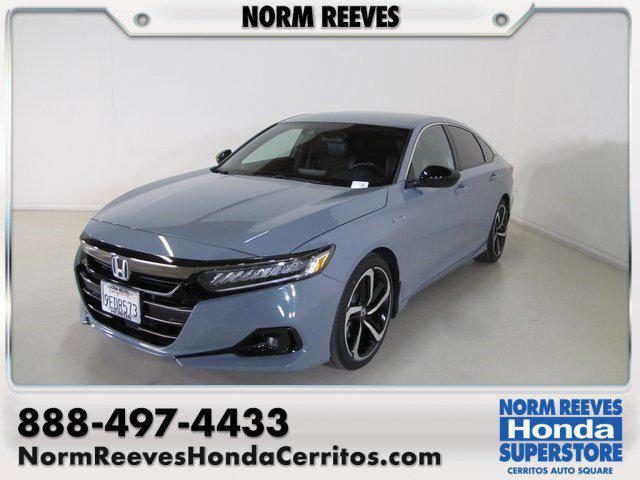 used 2022 Honda Accord Hybrid car, priced at $27,998