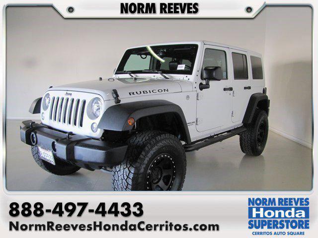 used 2017 Jeep Wrangler Unlimited car, priced at $26,998